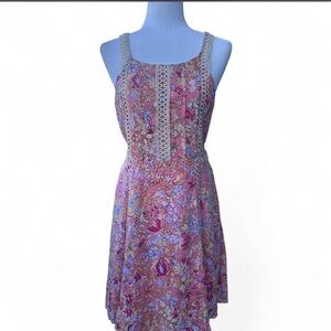 Chelsea & Violet Cottagecore Floral Lace Dress NWT Boho Feminine Size M